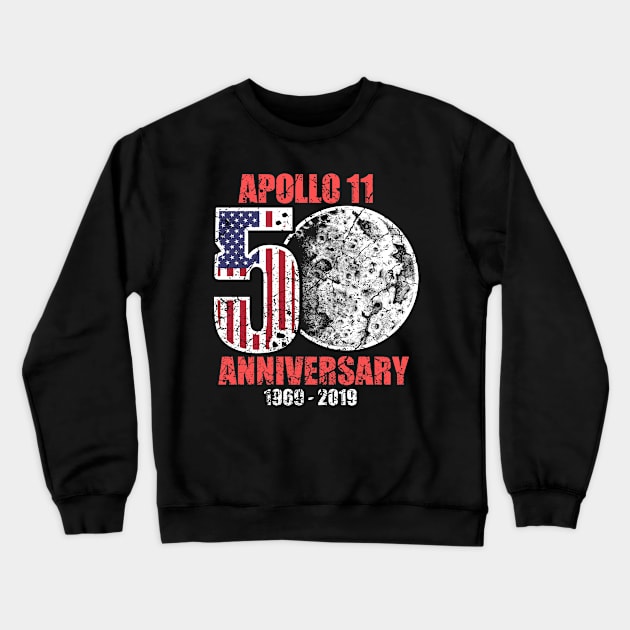 Moon Landing 1969 Crewneck Sweatshirt by Mila46